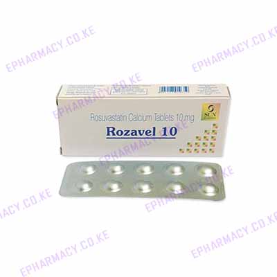 ROZAVEL 10MG (ROSUVASTATIN 10MG) - 30 TABLETS