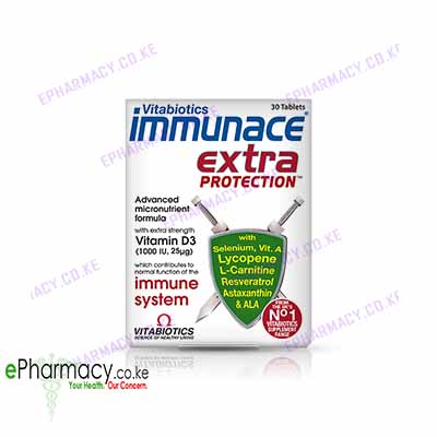 Vitabiotics Immunace Extra Protection 30 Tablets Epharmacy Kenya