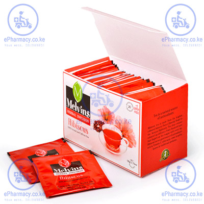 Melvins Herbal and Fruit Infusions | HIBISCUS - 25 TEA BAGS - ePharmacy ...