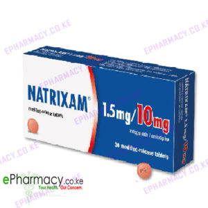 NATRIXAM 1.5/10 (INDAPAMINE 1.5MG/AMLODIPINE 10MG) - 30 TABS