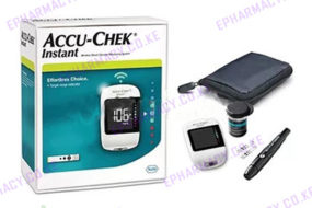 ACCU-CHEK INSTANT BLOOD GLUCOSE GLUCOMETER + 10 STRIPS