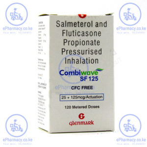 COMBIWAVE SF 125 INHALER (SALMETEROL 25mcg/FLUTICASONE 125mcg) - 120 DOSES