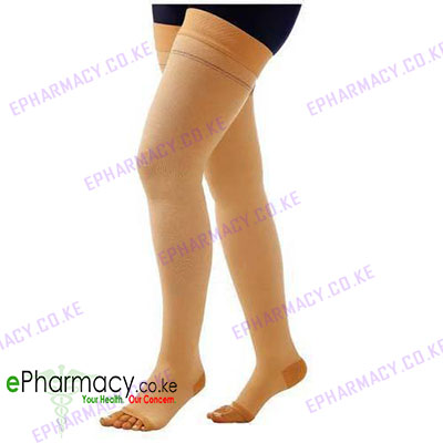 COMPRESSION STOCKINGS - ABOVE KNEE  VARICOSE VEINS - 1 PAIR - ePharmacy  Kenya