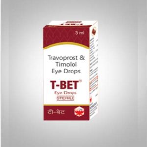 T-BET (Timolol 0.5%/Travoprost 0.004%) EYE DROPS 3ML