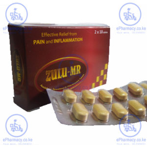 ZULU MR | PAIN KILLER | MUSCLE RELAXANT - 20 TABS