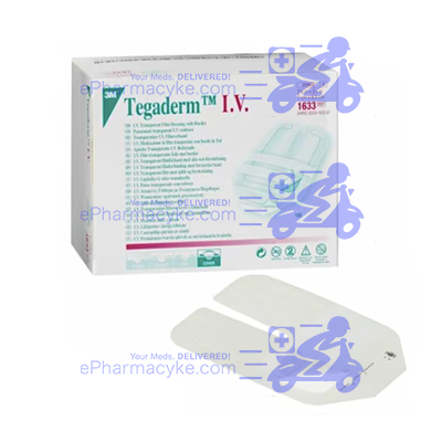 TEGADERM I.V DRESSING 7 X 8.5CM 100`S