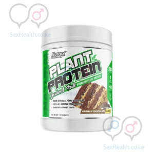 NUTREX Premium Plant Protein - Strawberry Flavor, 1.2 lbs | Vegan Protein