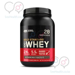 OPTIMUM NUTRITION GOLD STANDARD 100% WHEY PROTEIN POWDER - CHOCOLATE, 5 POUND