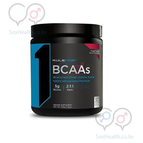 RULE 1 - BCAAS FRUIT PUNCH (30 Servings) - 222G