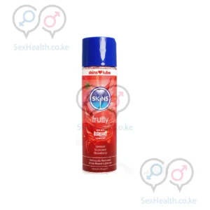 SKINS SEX WATER-BASED LUBRICANT: STRAWBERRY FLAVOR - 250MLS