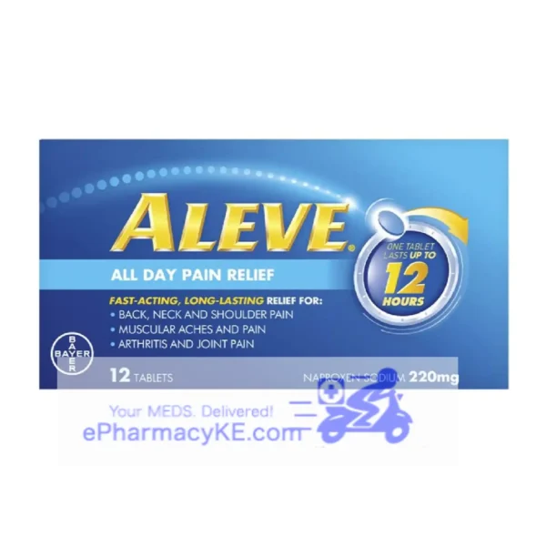 ALEVE NAPROXEN 220MG TABS 12'S