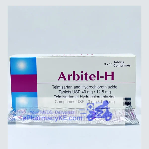 ARBITEL H TELMISARTAN 40MG/HCTZ 12.5MG - 30'S