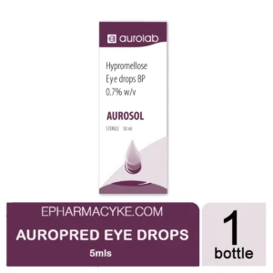 AUROSOL HYPROMELLOSE 0.7% EYE DROPS (10ML)