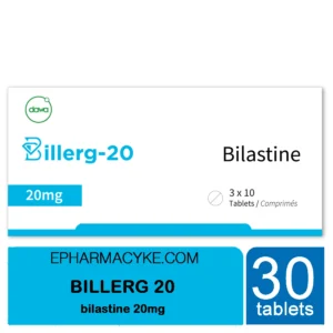BILLERG BILASTINE 20MG TABLETS (3 X 10'S)