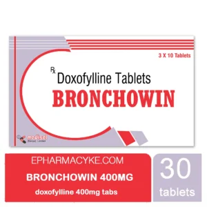 BRONCHOWIN DOXOFYLLINE 400MG TABLETS (3 X 10’S)