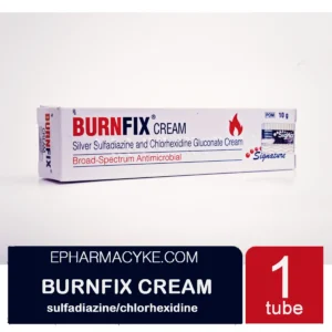 BURNFIX silver sulfadiazine/chlorhexidine CREAM 10G