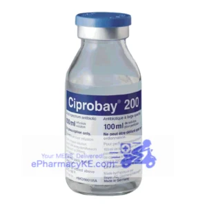 CIPROBAY CIPROFLOXACIN 200MG/100MLS INJECTION
