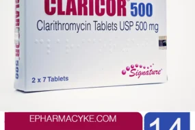 CLARICOR CLARITHROMYCIN 500MG TABS - 10'S