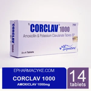 CORCLAV AMOXICLAV 1000MG 14’S