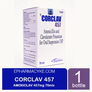 CORCLAV AMOXICLAV 457MG/5ML 70MLS