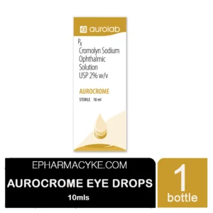AUROCROME SODIUM CROMOGLYCATE 2% EYE DROPS 10ML