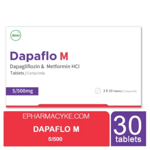 DAPAFLO M 5/500 DAPAGLIFLOZIN/METFORMIN TABLETS 5/500MG