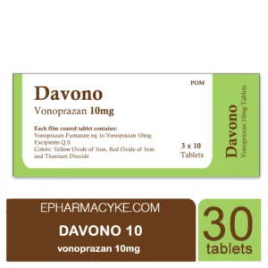 DAVONO VONOPRAZAN 10MG TABLETS 30'S