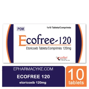 ECOFREE 120 ETORICOXIB 120MG TABLETS 10'S