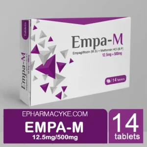 EMPA-M 12.5/500 EMPAGLIFLOZIN /METFORMIN 14'S