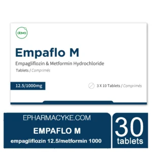 EMPAFLO M 12.5/1000 EMPAGLIFLOZIN 12.5MG + METFORMIN 1000MG TABS 30'S