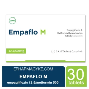 EMPAFLO M 12.5/500 EMPAGLIFLOZIN 12.5MG + METFORMIN 500MG TABS 30'S