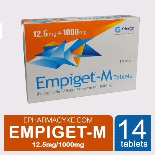 EMPIGET-M 12.5/1000 EMPAGLIFLOZIN 12.5MG/METFORMIN 1000MG 28'S