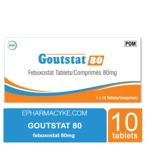 GOUTSTAT FEBUXOSTAT 80MG TABLETS 10'S