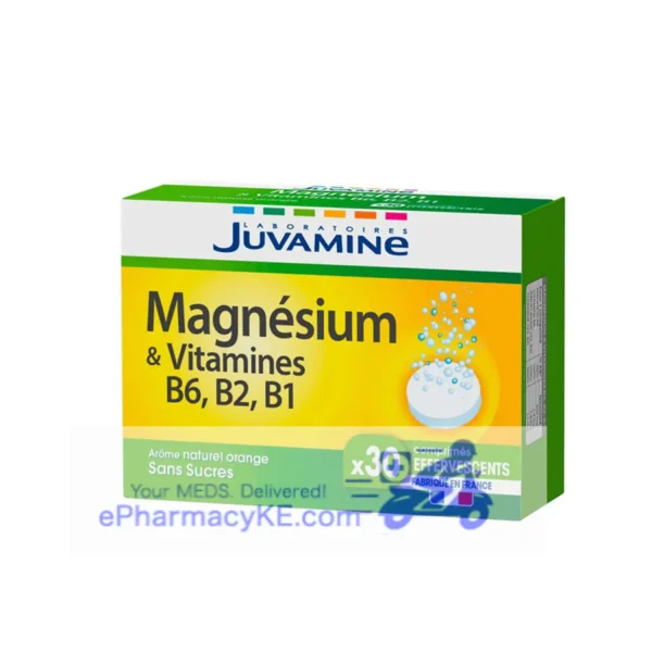 JUVAMINE MAGNESIUM AND VITAMIN B1, B2 and B6 - 30'S