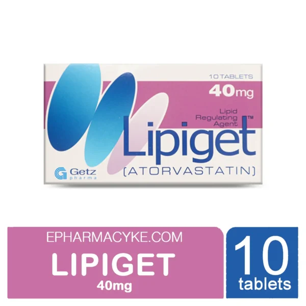 LIPIGET ATORVASTATIN 40MG - 10 TABS