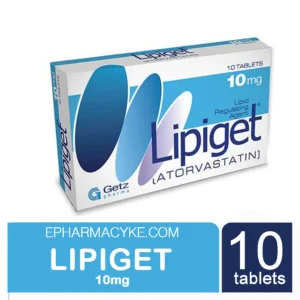 LIPIGET ATORVASTATIN 10MG - 10 TABS