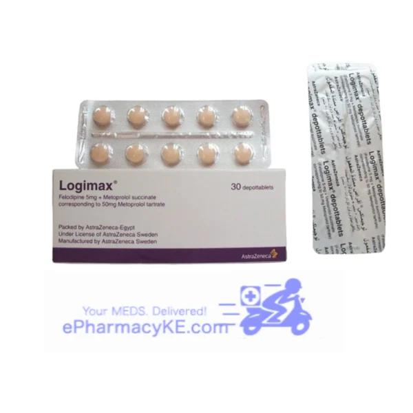 LOGIMAX FELODIPINE 5mg/METOPROLOL 50MG TAB 30'S