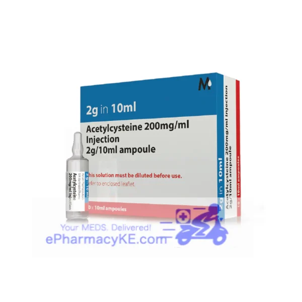 MARTINDALE ACETYLCYSTYTEINE 200MG/ML 10ML - 10'S