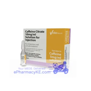 MARTINDALE CAFFEINE CITRATE 5MG/1ML INJECTION - 10'S