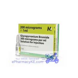 MARTINDALE GLYCOPYRRONIUM BROMIDE 200MCG/ML - 10'S