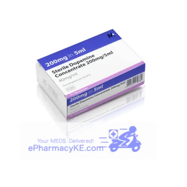 MARTINDALE STERILE DOPAMINE 200MG/5ML - 10'S