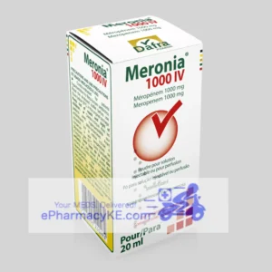 MERONIA MEROPENEM 1000MG INJECTION 30ML