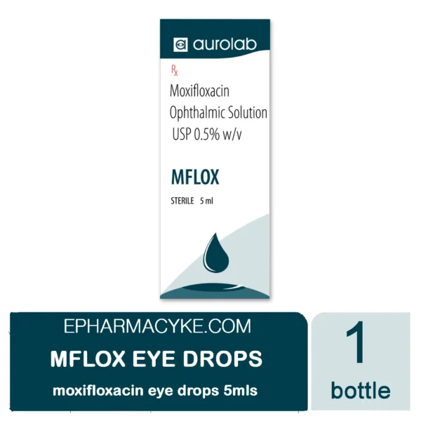 M-FLOX MOXIFLOXACIN 0.5% EYE DROPS (5ML)