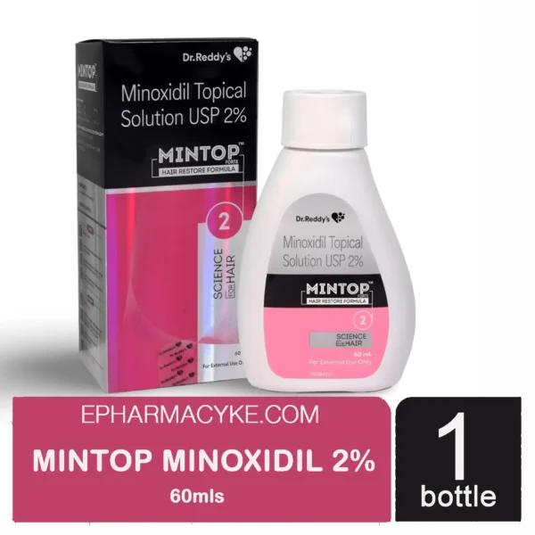 MINTOP MINOXIDIL 2% HAIR REGROWTH SOLUTION - Stop Hair Loss & Promote Hair Growth in Kenya