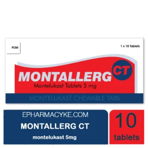 MONTALLERG CT MONTELUKAST 5MG CHEWABLE TABLETS (1 X 10'S)