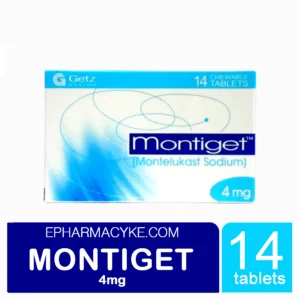 MONTIGET 4MG MONTELUKAST - 14'S