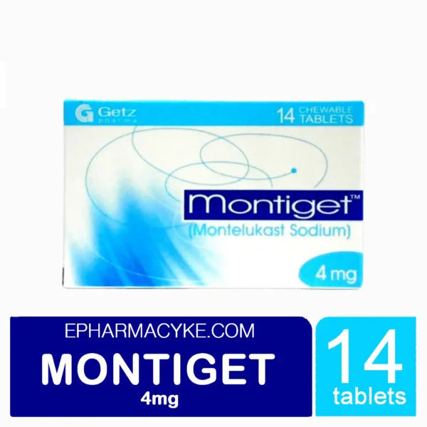 MONTIGET 4MG MONTELUKAST - 14'S