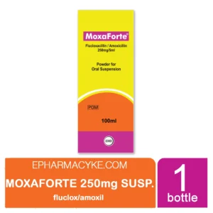 MOXAFORTE FLUCLOXACILLIN & AMOXICILLIN DRY SYRUP 100ML