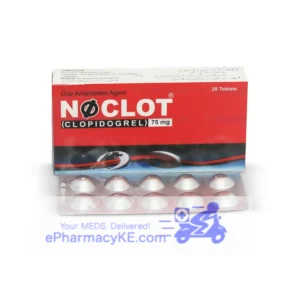 NOCLOT CLOPIDOGREL 75MG TABLETS 20'S