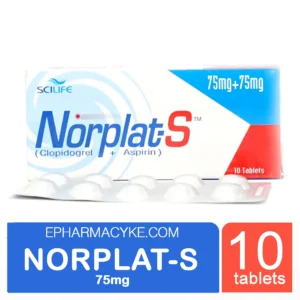 NORPLAT-S  CLOPIDOGREL 75MG/ASPIRIN 75MG 10'S